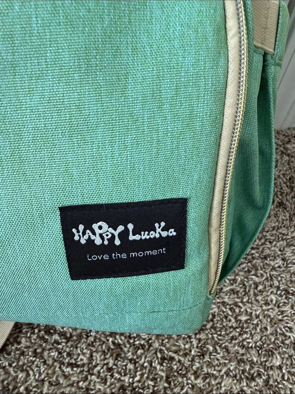 Teal Happy Luoka Diaper Bag - Picture 2 of 6